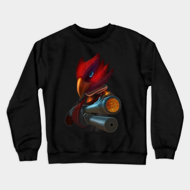 SgtRedPhoenix Mascot Crewneck Sweatshirt by sgtredphoenix